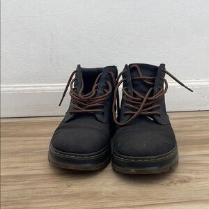 Black Canvas Men's Boots